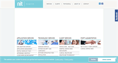 Desktop Screenshot of nithealth.com